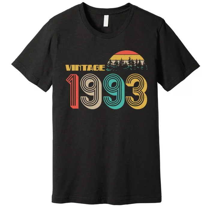 Vintage 1993 Sun Wilderness 30th Birthday Premium T-Shirt