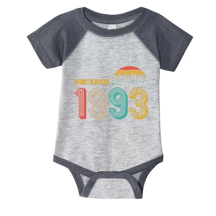 Vintage 1993 Sun Wilderness 30th Birthday Infant Baby Jersey Bodysuit