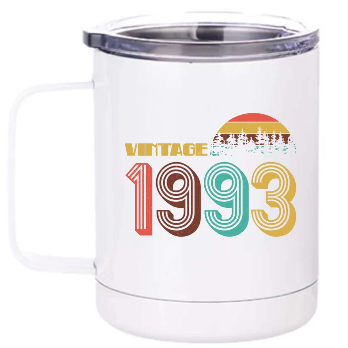 Vintage 1993 Sun Wilderness 30th Birthday Front & Back 12oz Stainless Steel Tumbler Cup