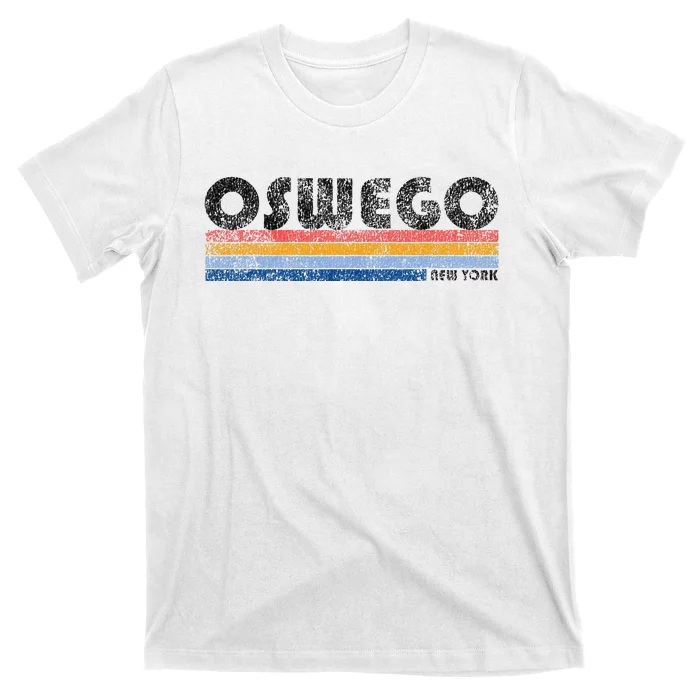 Vintage 1980s Style Oswego New York T-Shirt