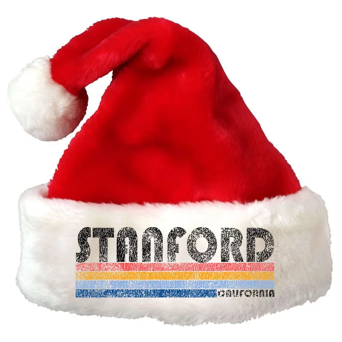 Vintage 1980s Style S.T.A.N.F.O.R.D California Premium Christmas Santa Hat