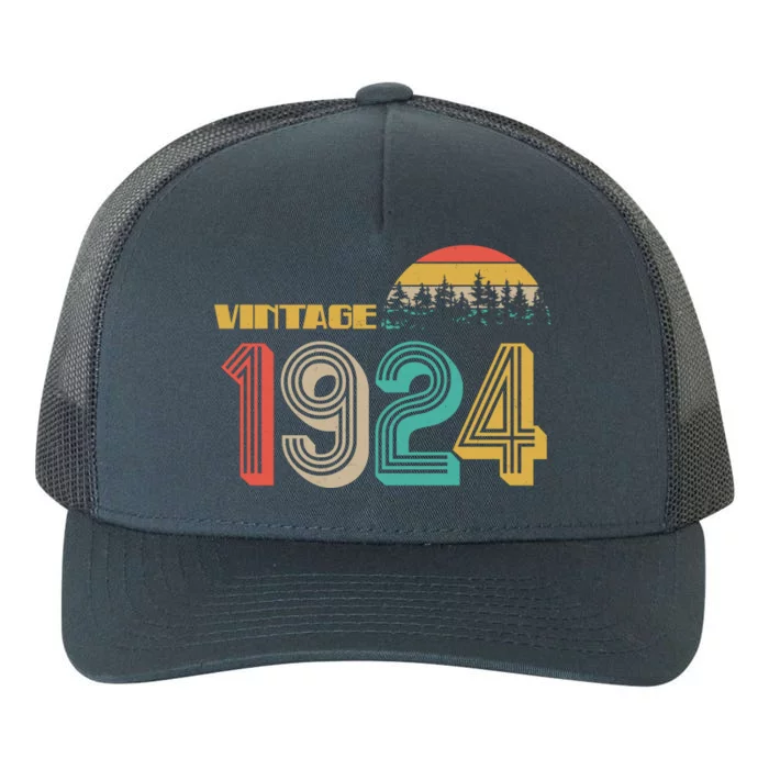 Vintage 1924 Sun Wilderness 100th Birthday Yupoong Adult 5-Panel Trucker Hat