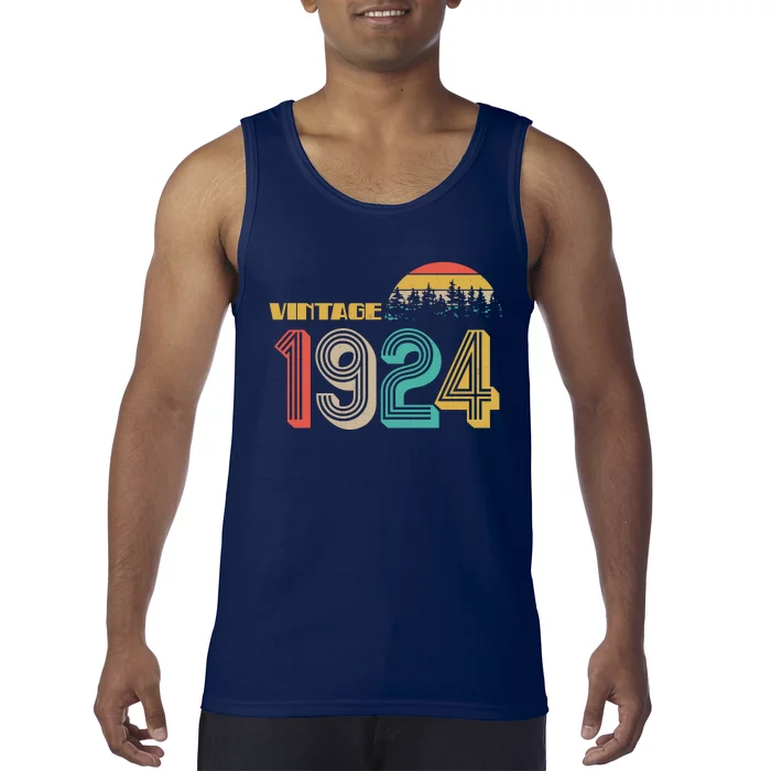 Vintage 1924 Sun Wilderness 100th Birthday Tank Top