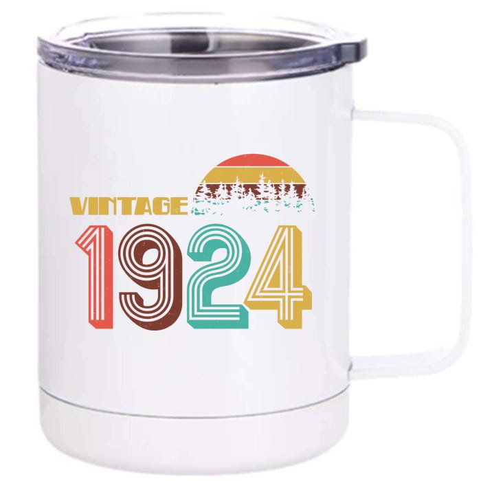 Vintage 1924 Sun Wilderness 100th Birthday Front & Back 12oz Stainless Steel Tumbler Cup