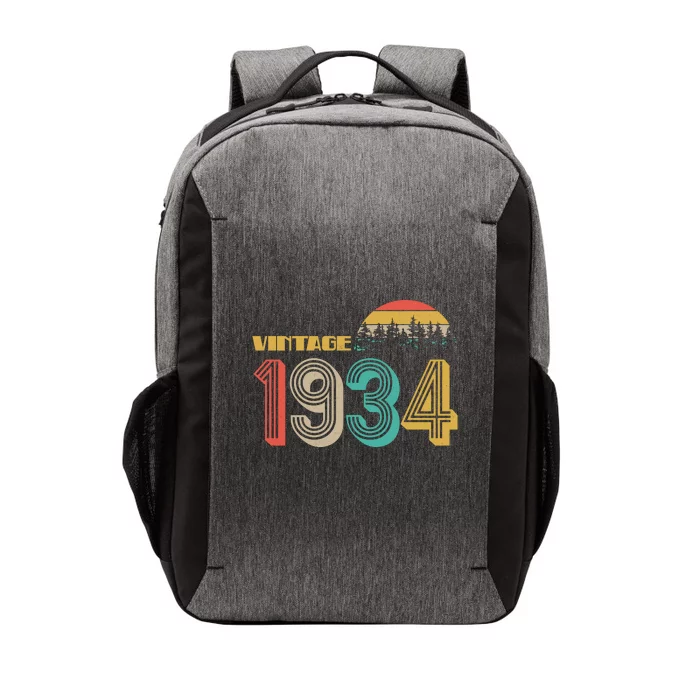 Vintage 1934 Sun Wilderness 90th Birthday Vector Backpack