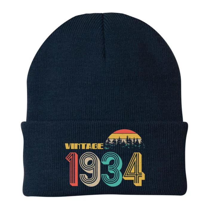 Vintage 1934 Sun Wilderness 90th Birthday Knit Cap Winter Beanie