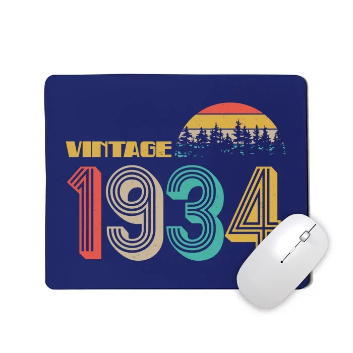 Vintage 1934 Sun Wilderness 90th Birthday Mousepad