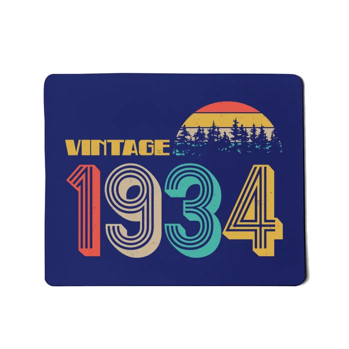 Vintage 1934 Sun Wilderness 90th Birthday Mousepad