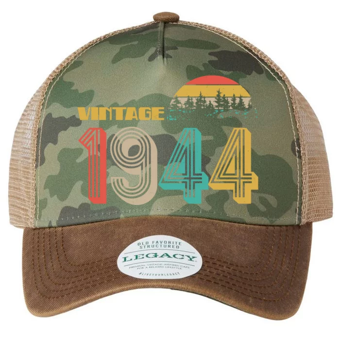 Vintage 1944 Sun Wilderness 80th Birthday Legacy Tie Dye Trucker Hat