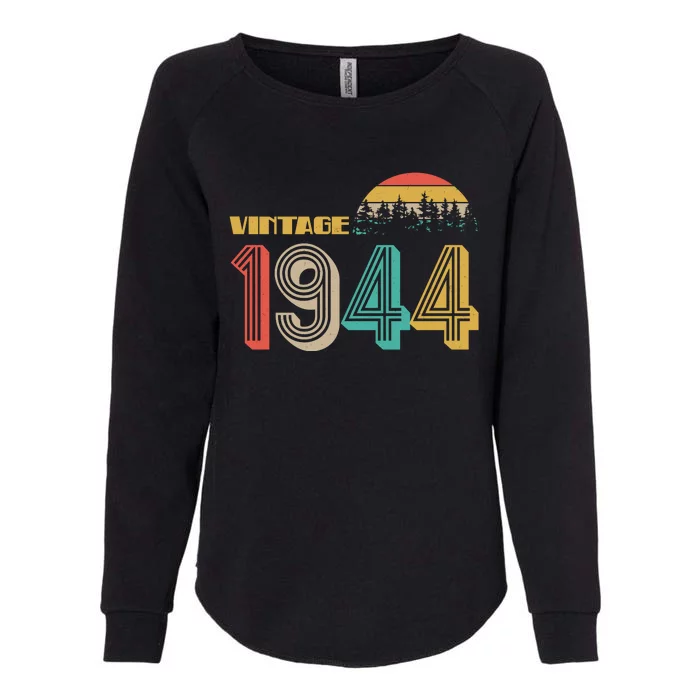 Vintage 1944 Sun Wilderness 80th Birthday Womens California Wash Sweatshirt