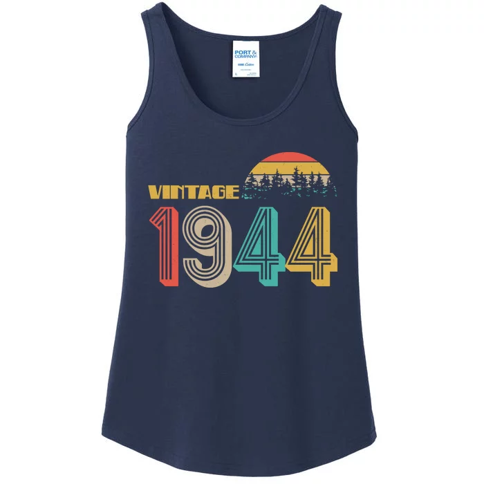 Vintage 1944 Sun Wilderness 80th Birthday Ladies Essential Tank