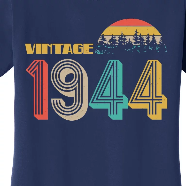 Vintage 1944 Sun Wilderness 80th Birthday Women's T-Shirt