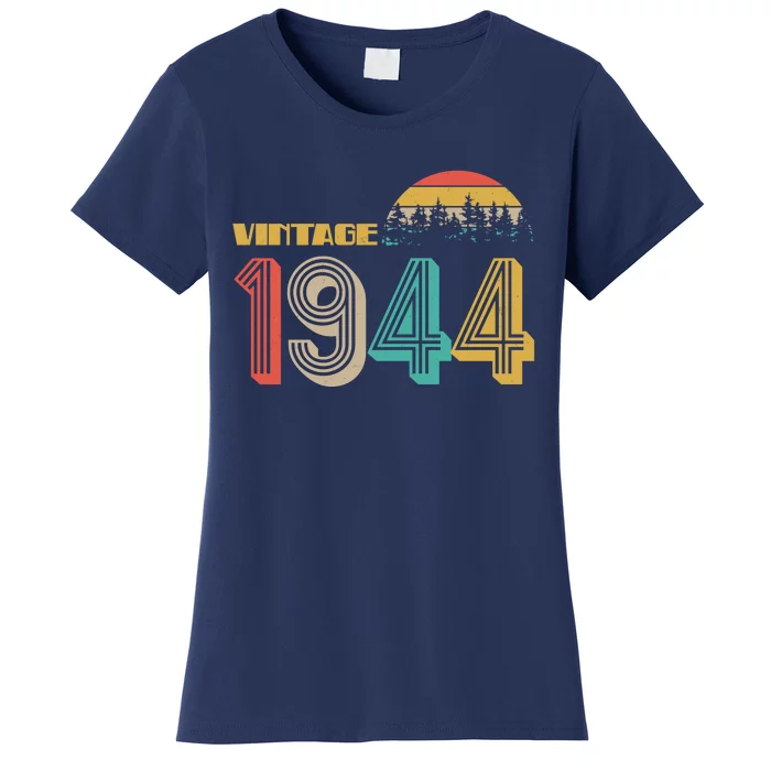 Vintage 1944 Sun Wilderness 80th Birthday Women's T-Shirt