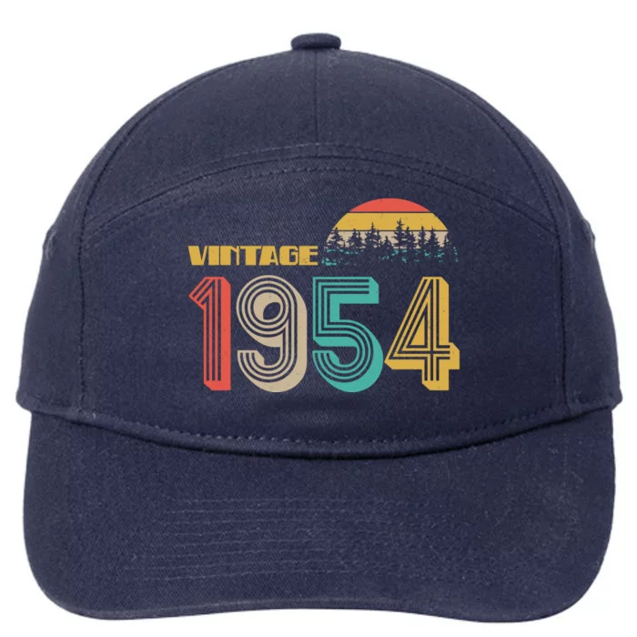 Vintage 1954 Sun Wilderness 70th Birthday 7-Panel Snapback Hat