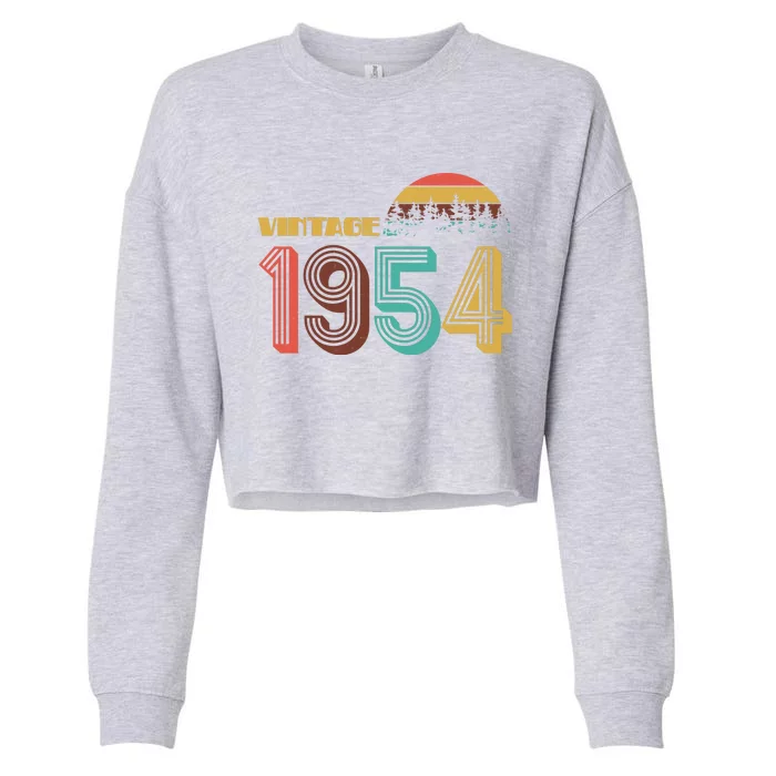 Vintage 1954 Sun Wilderness 70th Birthday Cropped Pullover Crew