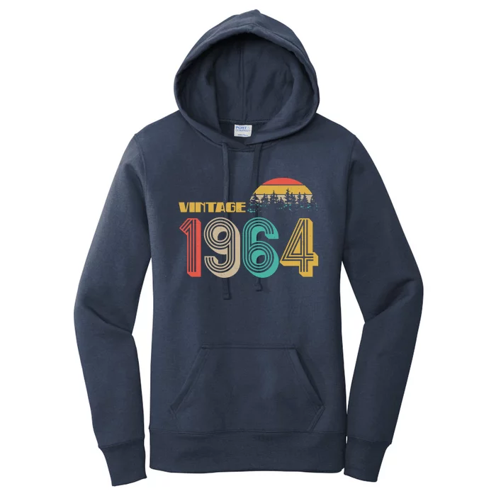 Vintage 1964 Sun Wilderness 60th Birthday Women's Pullover Hoodie