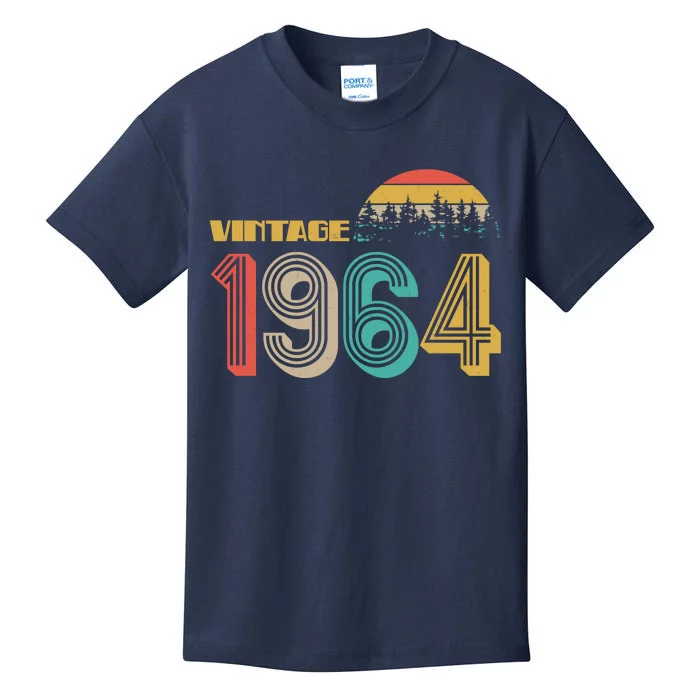 Vintage 1964 Sun Wilderness 60th Birthday Kids T-Shirt