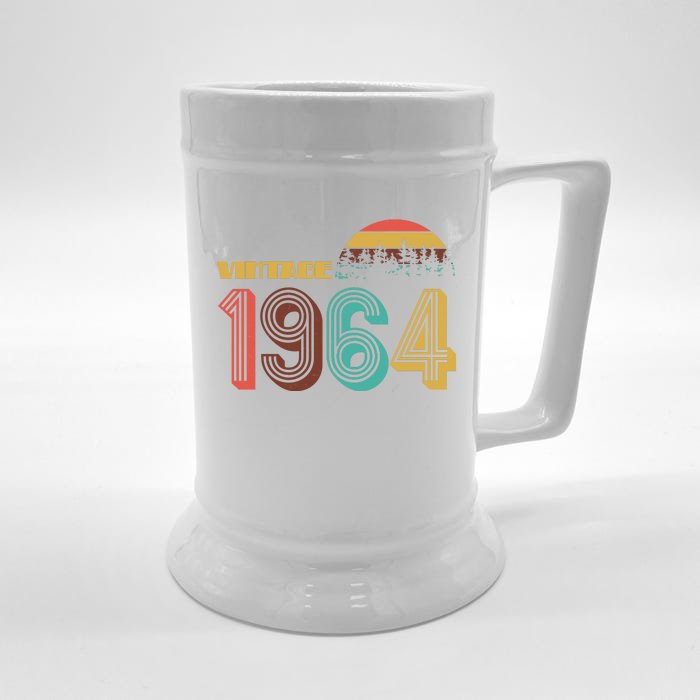 Vintage 1964 Sun Wilderness 60th Birthday Front & Back Beer Stein