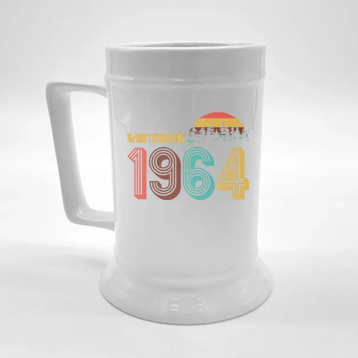 Vintage 1964 Sun Wilderness 60th Birthday Front & Back Beer Stein