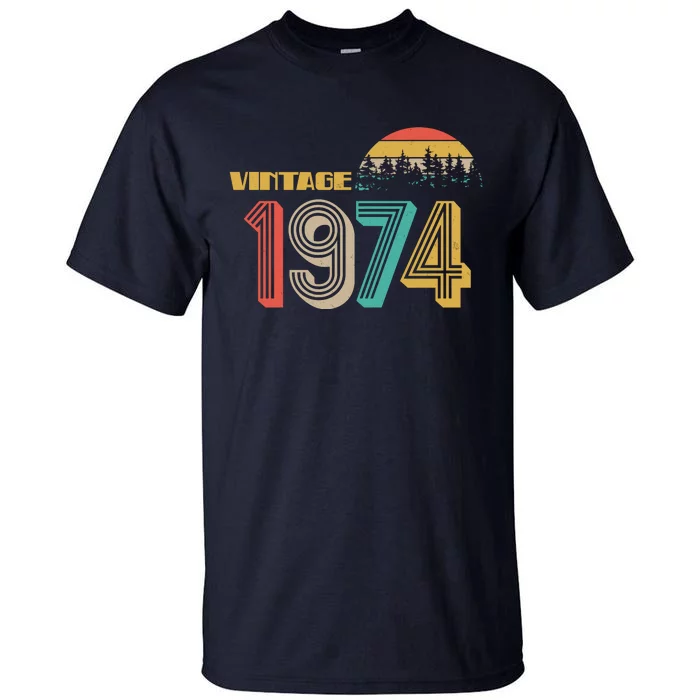 Vintage 1974 Sun Wilderness 50th Birthday Tall T-Shirt