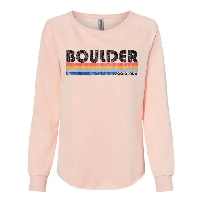 Vintage 1980s Style Boulder CO Womens California Wash Sweatshirt