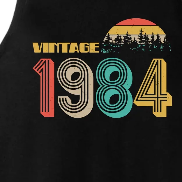 Vintage 1984 Sun Wilderness 40th Birthday Ladies Tri-Blend Wicking Tank