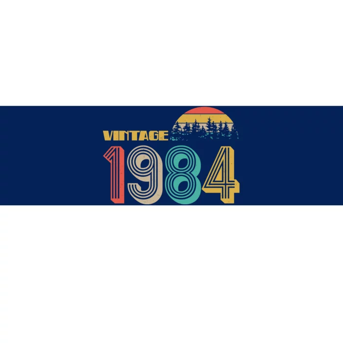 Vintage 1984 Sun Wilderness 40th Birthday Bumper Sticker