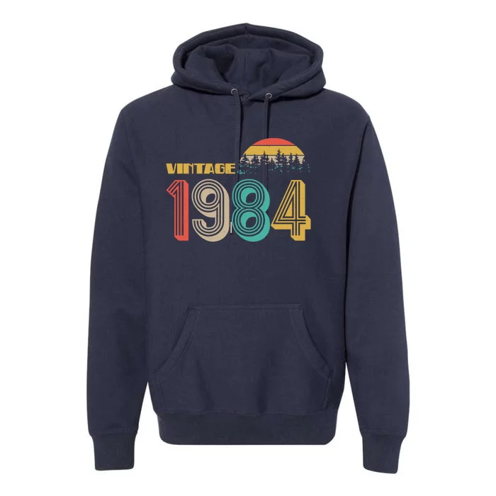 Vintage 1984 Sun Wilderness 40th Birthday Premium Hoodie