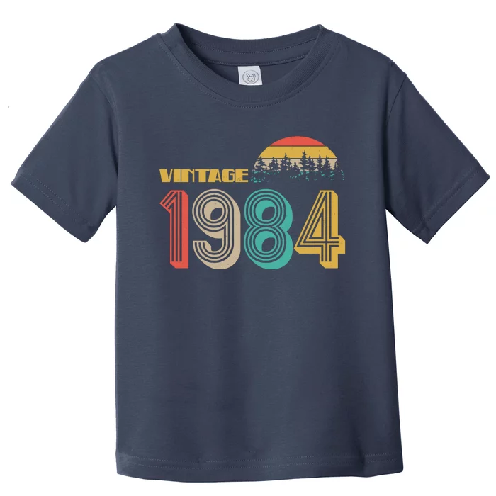 Vintage 1984 Sun Wilderness 40th Birthday Toddler T-Shirt