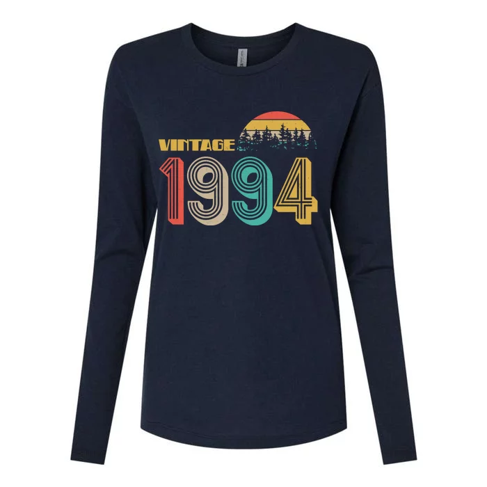 Vintage 1994 Sun Wilderness 30th Birthday Womens Cotton Relaxed Long Sleeve T-Shirt