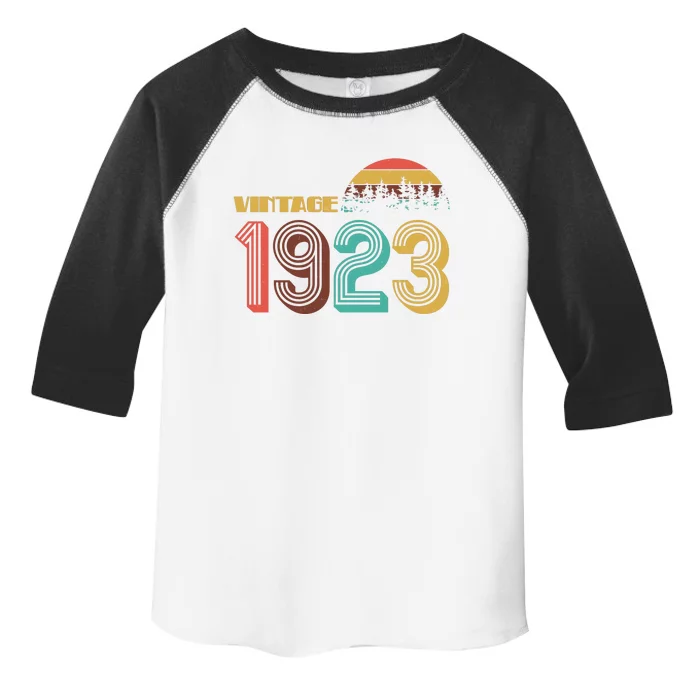 Vintage 1923 Sun Wilderness 100th Birthday Toddler Fine Jersey T-Shirt