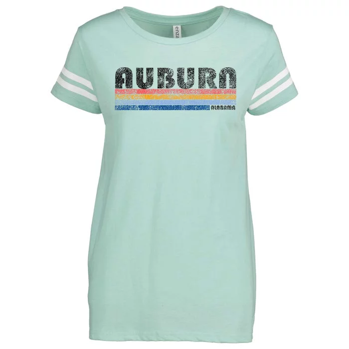 Vintage 1980s Style Auburn Alabama Enza Ladies Jersey Football T-Shirt