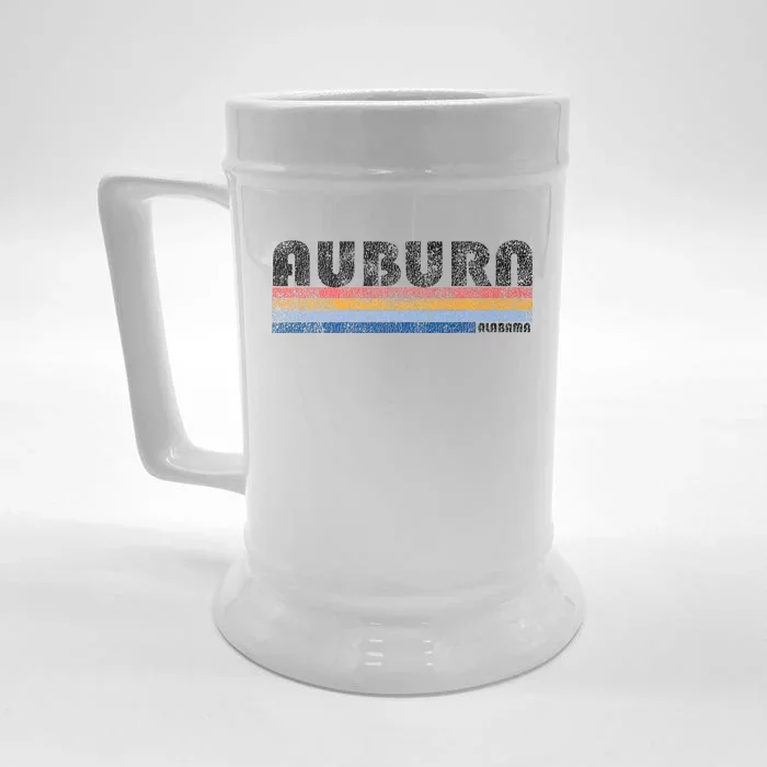 Vintage 1980s Style Auburn Alabama Front & Back Beer Stein