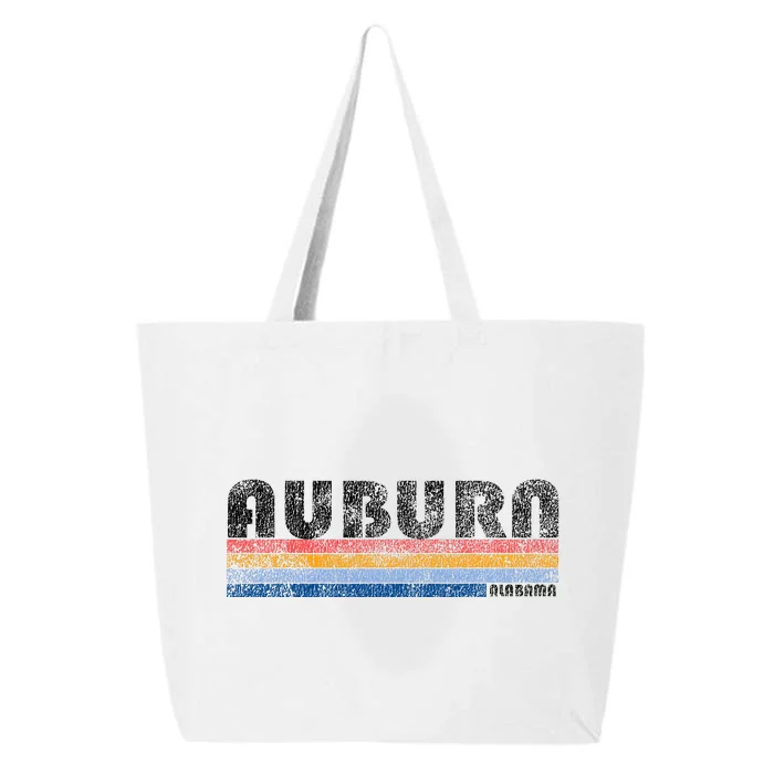 Vintage 1980s Style Auburn Alabama 25L Jumbo Tote