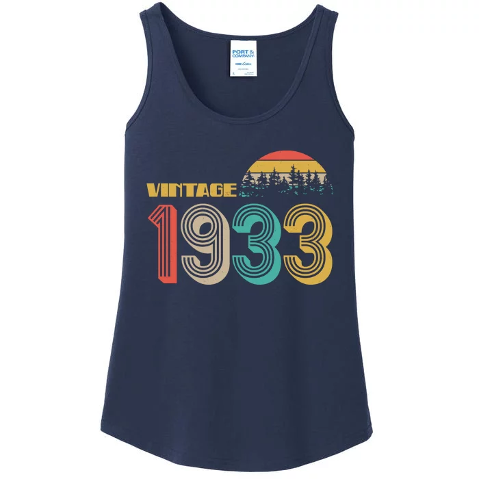 Vintage 1933 Sun Wilderness 90th Birthday Ladies Essential Tank