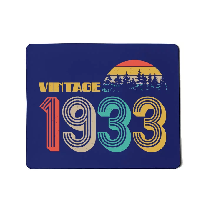 Vintage 1933 Sun Wilderness 90th Birthday Mousepad