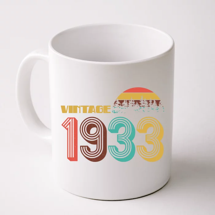 Vintage 1933 Sun Wilderness 90th Birthday Front & Back Coffee Mug