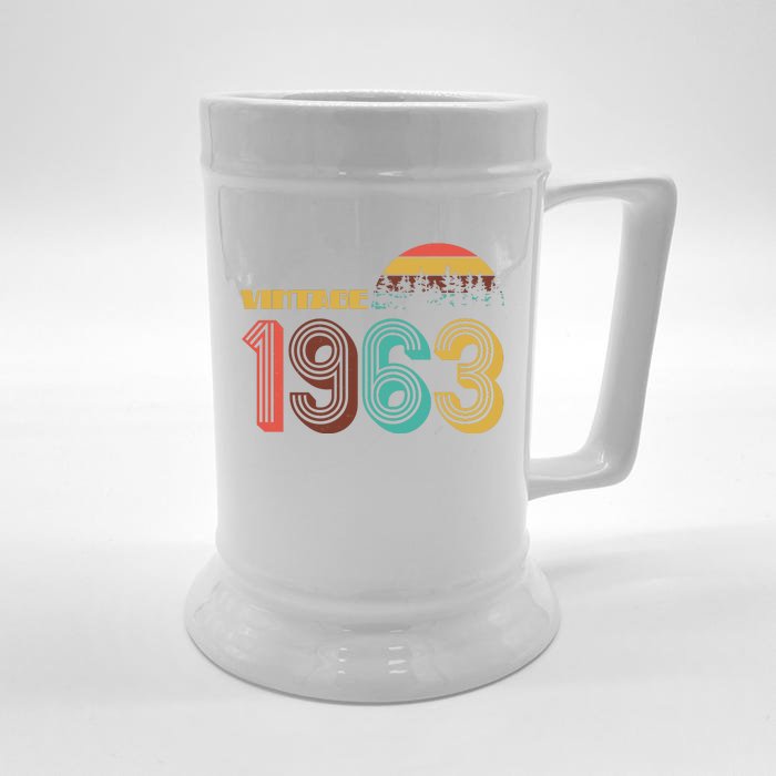 Vintage 1963 Sun Wilderness 60th Birthday Front & Back Beer Stein