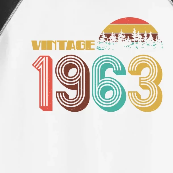 Vintage 1963 Sun Wilderness 60th Birthday Toddler Fine Jersey T-Shirt