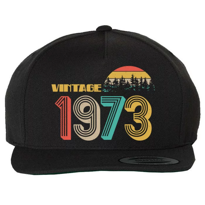 Vintage 1973 Sun Wilderness 50th Birthday Wool Snapback Cap