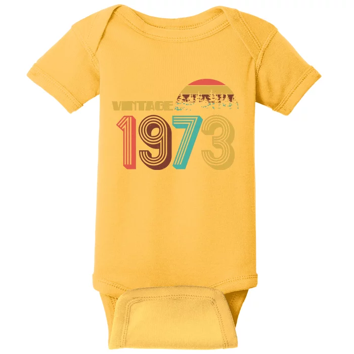 Vintage 1973 Sun Wilderness 50th Birthday Baby Bodysuit