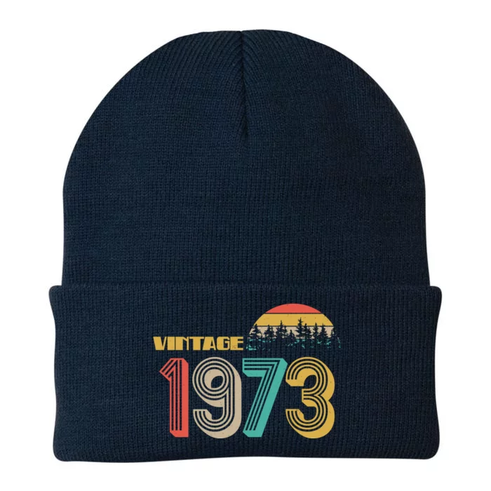 Vintage 1973 Sun Wilderness 50th Birthday Knit Cap Winter Beanie