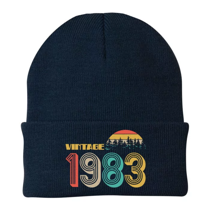 Vintage 1983 Sun Wilderness 40th Birthday Knit Cap Winter Beanie