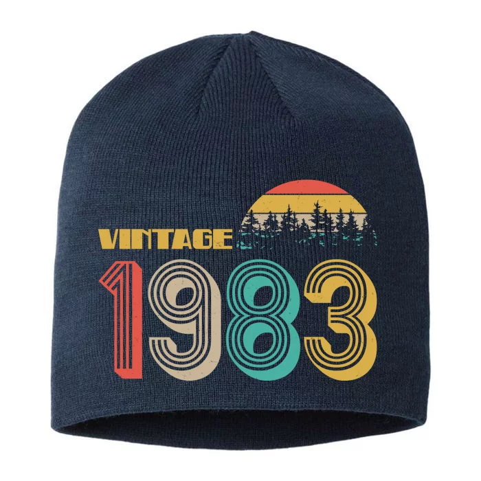 Vintage 1983 Sun Wilderness 40th Birthday 8 1/2in Sustainable Knit Beanie