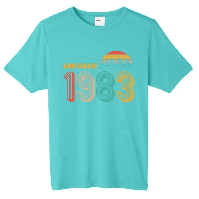 Vintage 1983 Sun Wilderness 40th Birthday ChromaSoft Performance T-Shirt