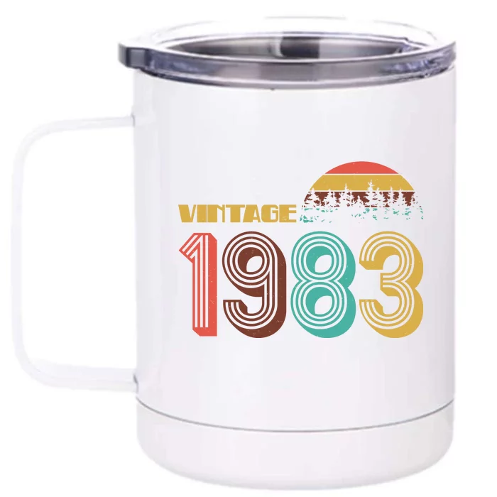 Vintage 1983 Sun Wilderness 40th Birthday Front & Back 12oz Stainless Steel Tumbler Cup