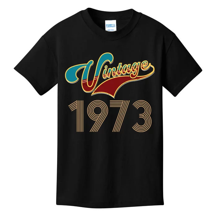 Vintage 1973 T Birthday Kids T-Shirt