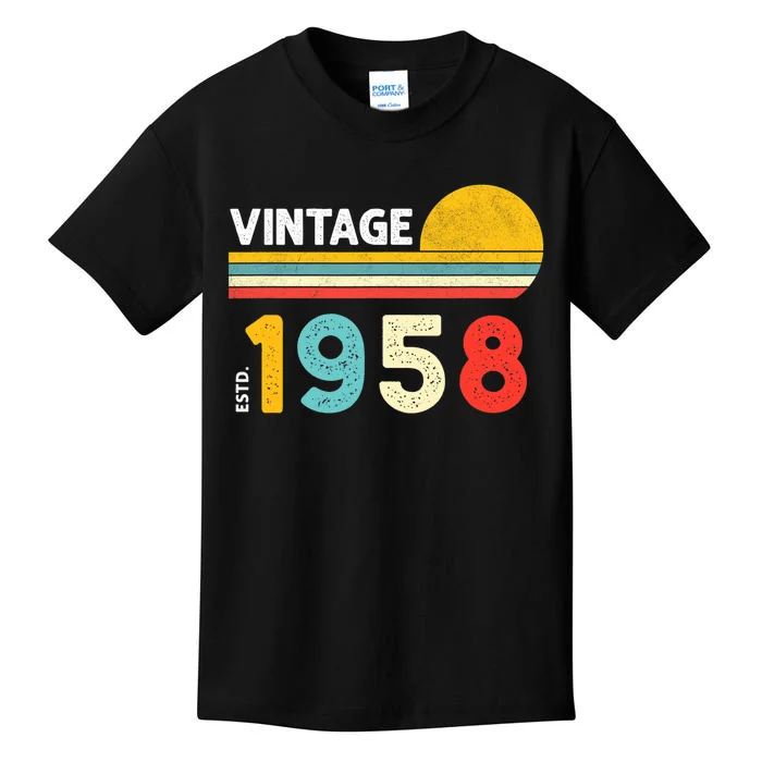 Vintage 1958 Kids T-Shirt