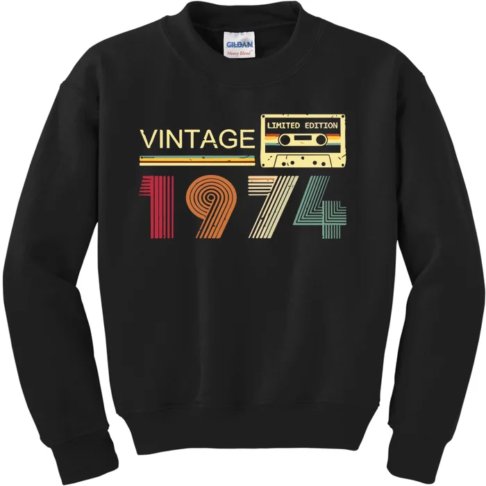 Vintage 1974 Kids Sweatshirt