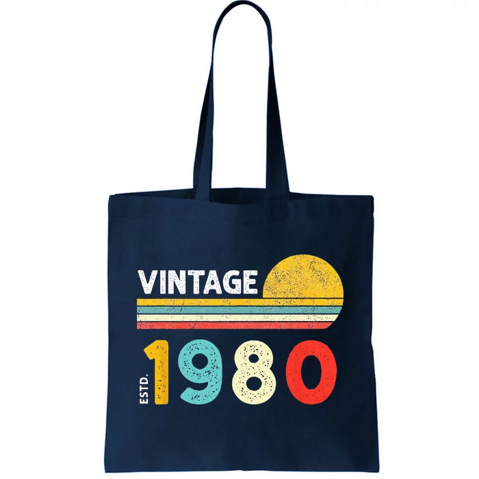 Vintage 1980 Tote Bag